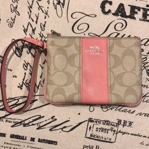 Small Coach Wristlet